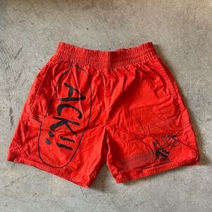 Red Graphic Men's Shorts